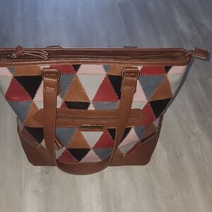 Frye and Co Patchwork Tote